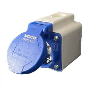 MD112Ổ cắm công nghiệp cố định 2 chấu 16A IP44
