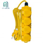 ổ cắm 4 lỗ IP54 dây nối dài 3met